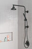 H2Okinetic&reg; 5-Setting Contemporary Raincan Shower Head