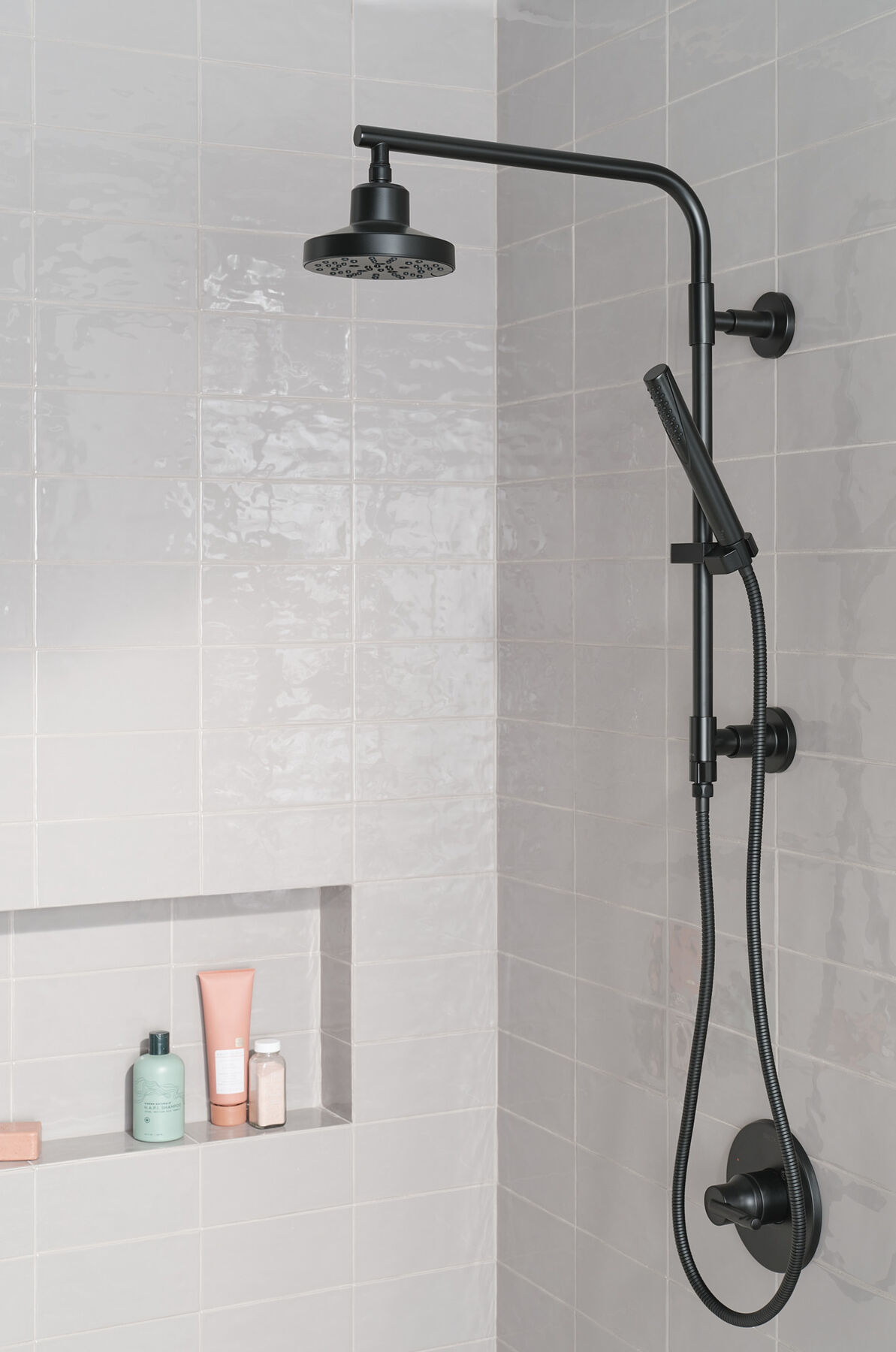 H2Okinetic&reg; 5-Setting Contemporary Raincan Shower Head