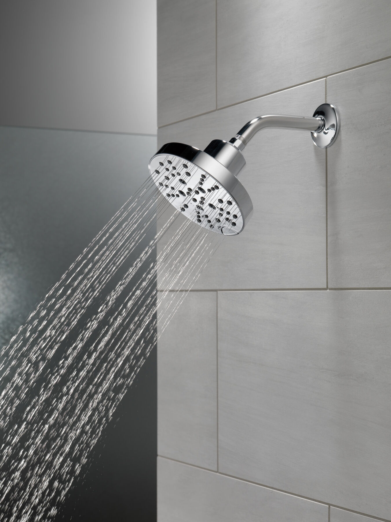H<sub>2</sub>Okinetic&reg; 5-Setting Contemporary Raincan Shower Head