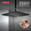 Single-Setting Metal Raincan Shower Head