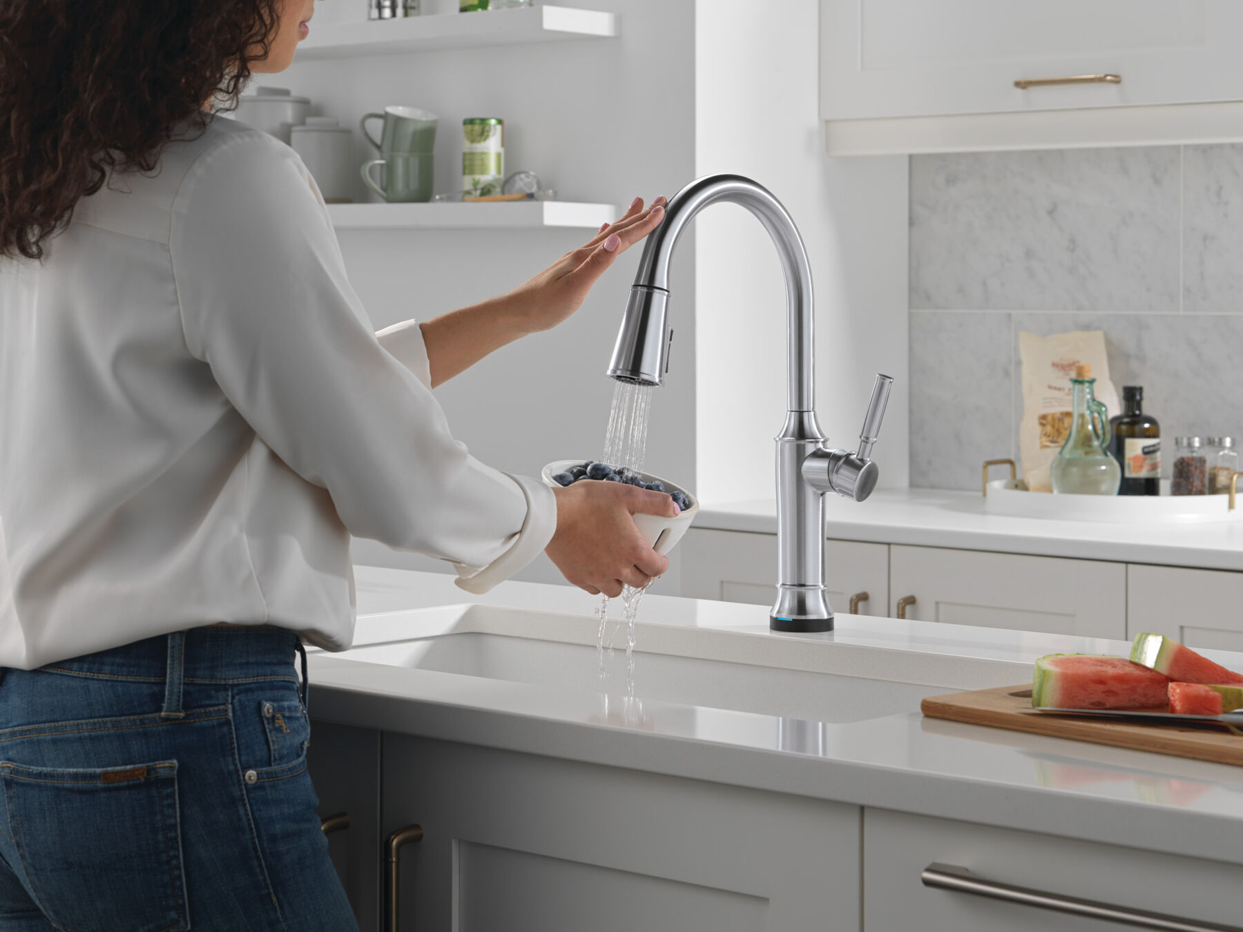 Pull-Down Kitchen Single Handle with Soap Dispenser Bundle