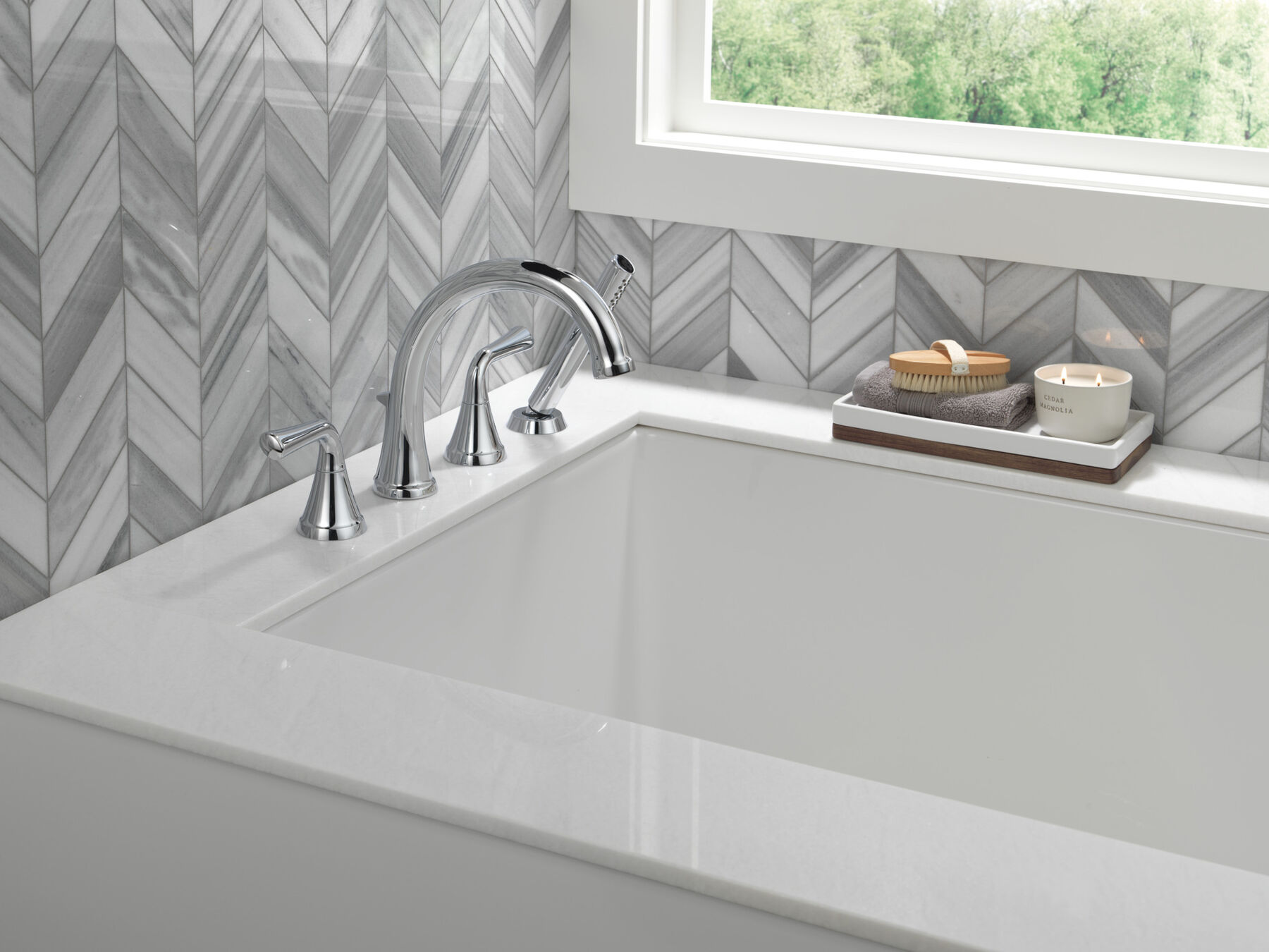 Roman Tub Trim with Hand Shower