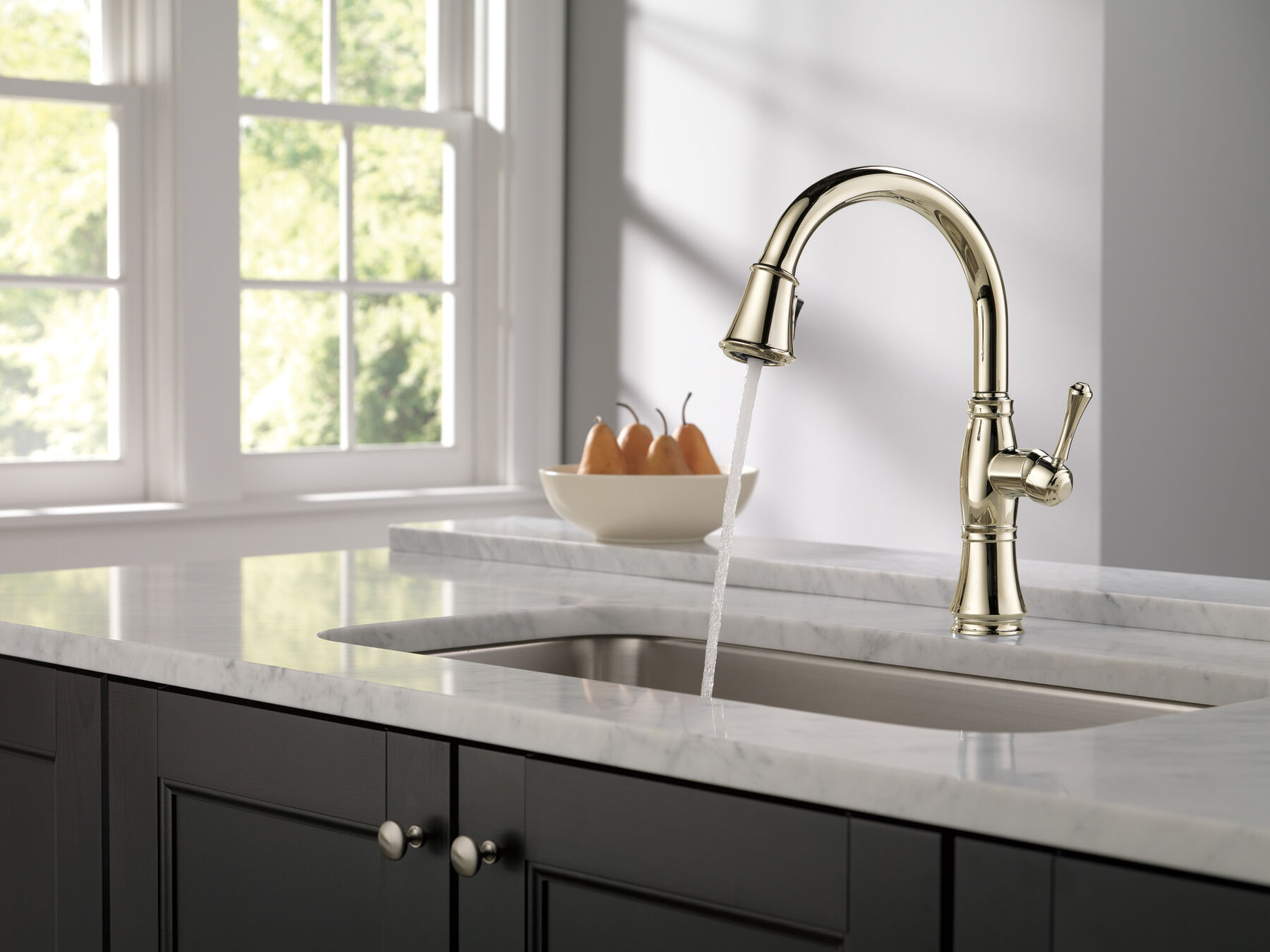 Single Handle Pull-Down Kitchen Faucet with ShieldSpray&reg; Technology