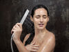 H<sub>2</sub>Okinetic&reg; Single-Setting Slide Bar Hand Shower
