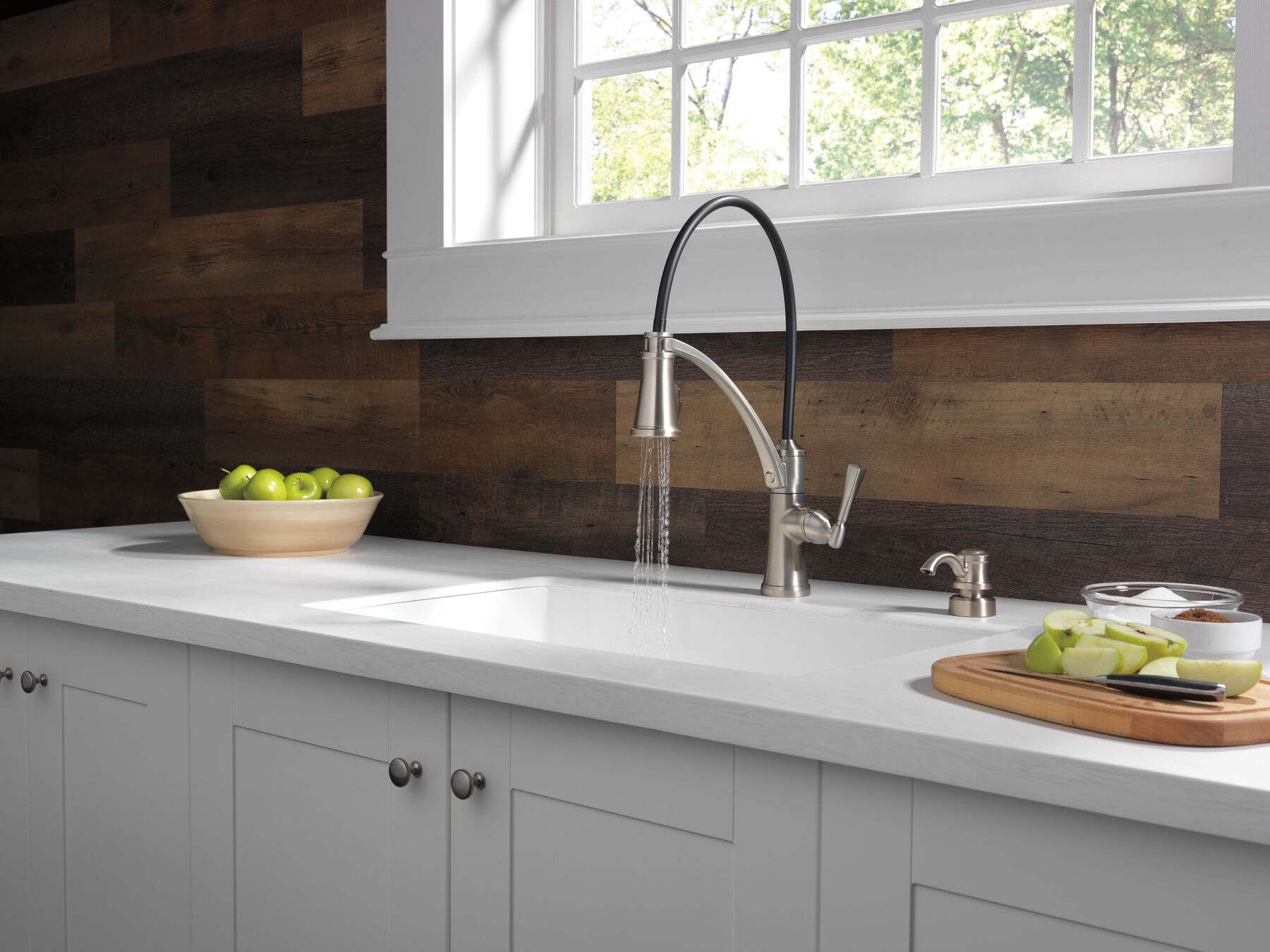Single Handle Pull-Down Kitchen Faucet with ShieldSpray&reg; Technology