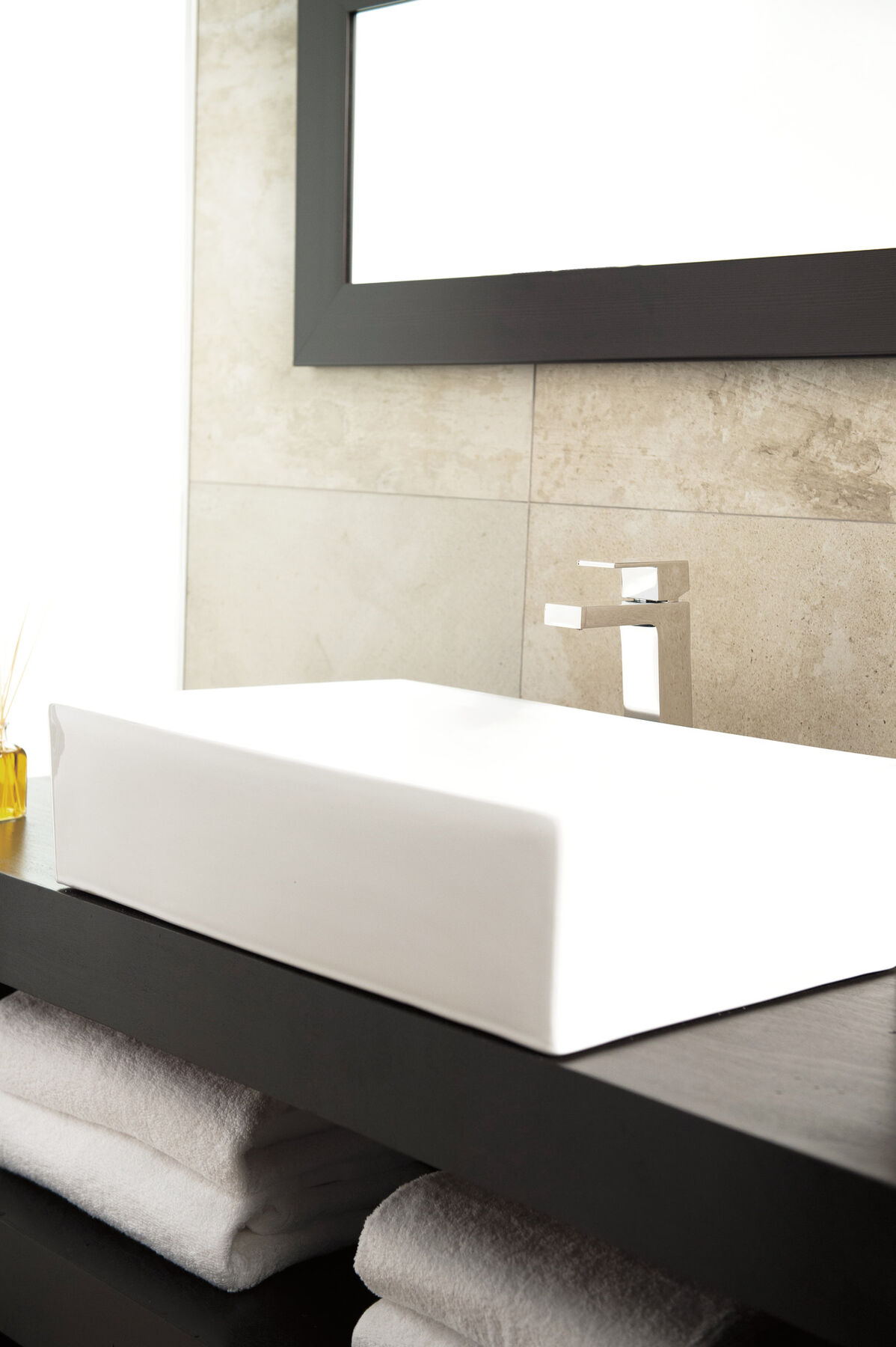 Single Handle Vessel Bathroom Faucet