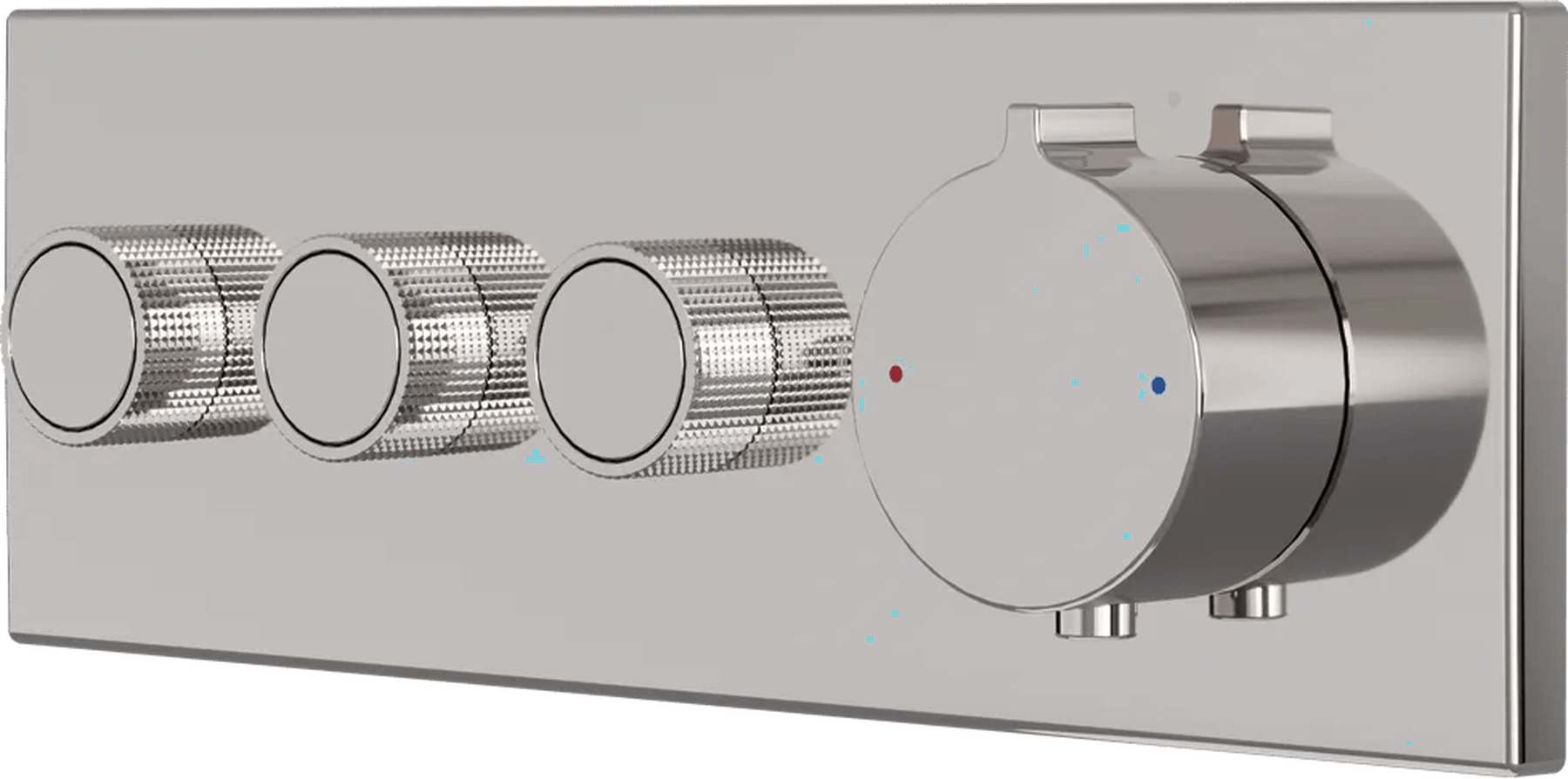 High Flow Push Button Themrostatic Trim 3 Outlet
