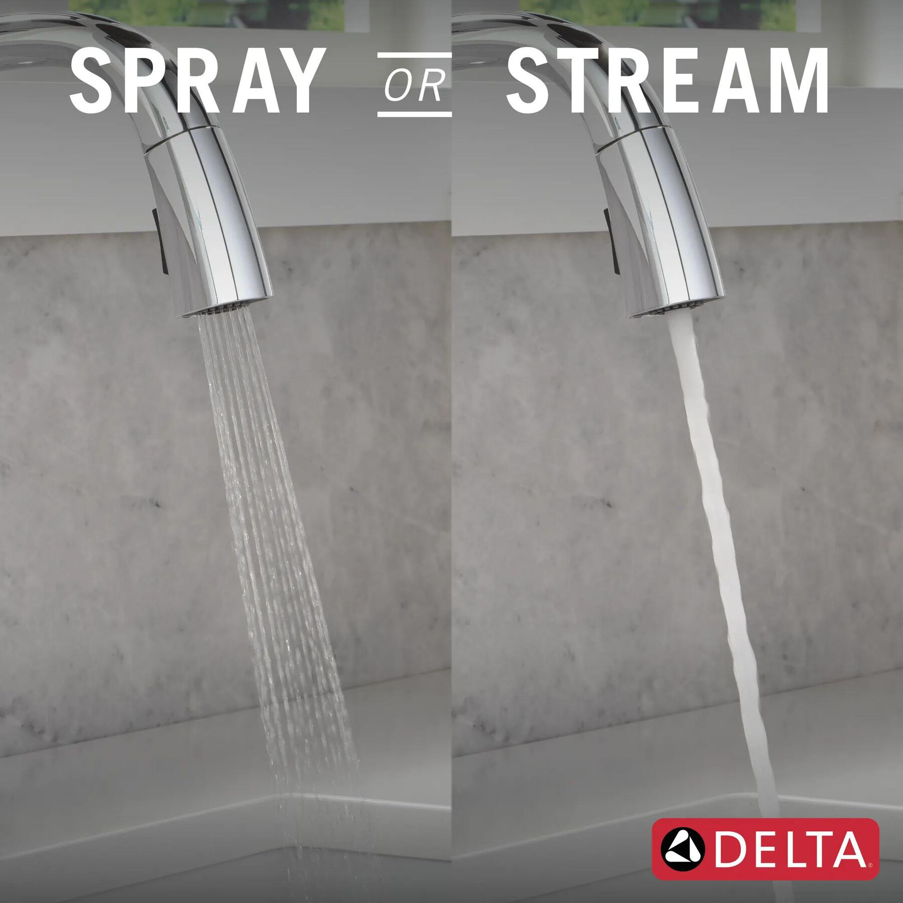 VoiceIQ&reg; Single Handle Pull-Down Faucet with Touch<sub>2</sub>O&reg; Technology