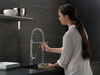 Single Handle Pull-Down Kitchen Faucet With Spring Spout