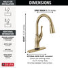 Single-Handle Pull-Down Kitchen Faucet with Touch<sub>2</sub>O&reg; Technology Technology