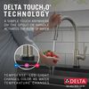 Single Handle Pull-Down Kitchen Faucet with Touch2O&reg; Technology and Soap Dispenser