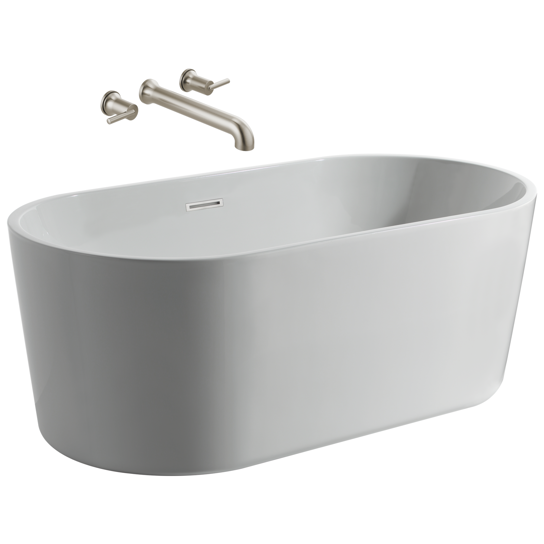 Bathtub with Tub Filler and Rough Bundle