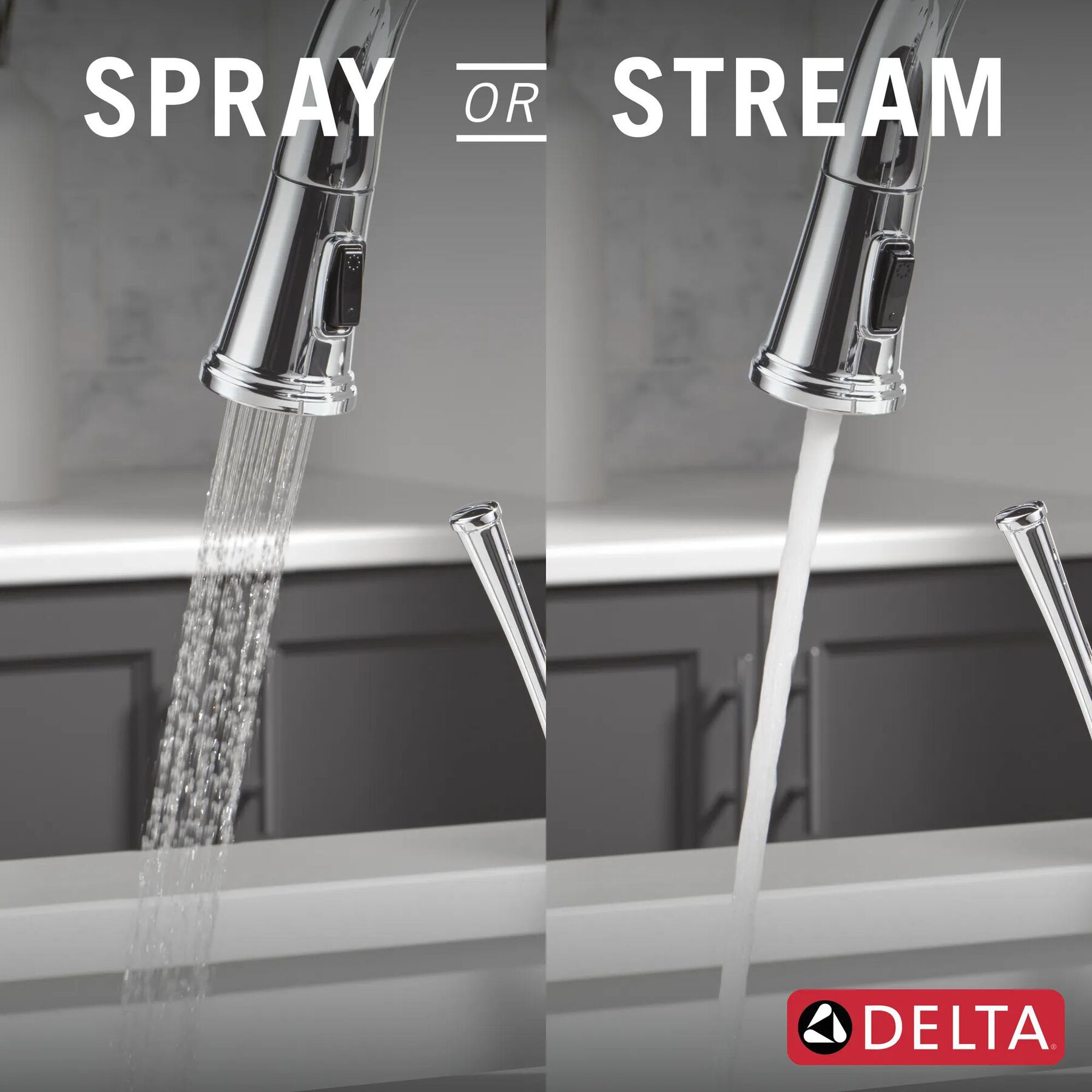 Single Handle Pull-Down Kitchen Faucet