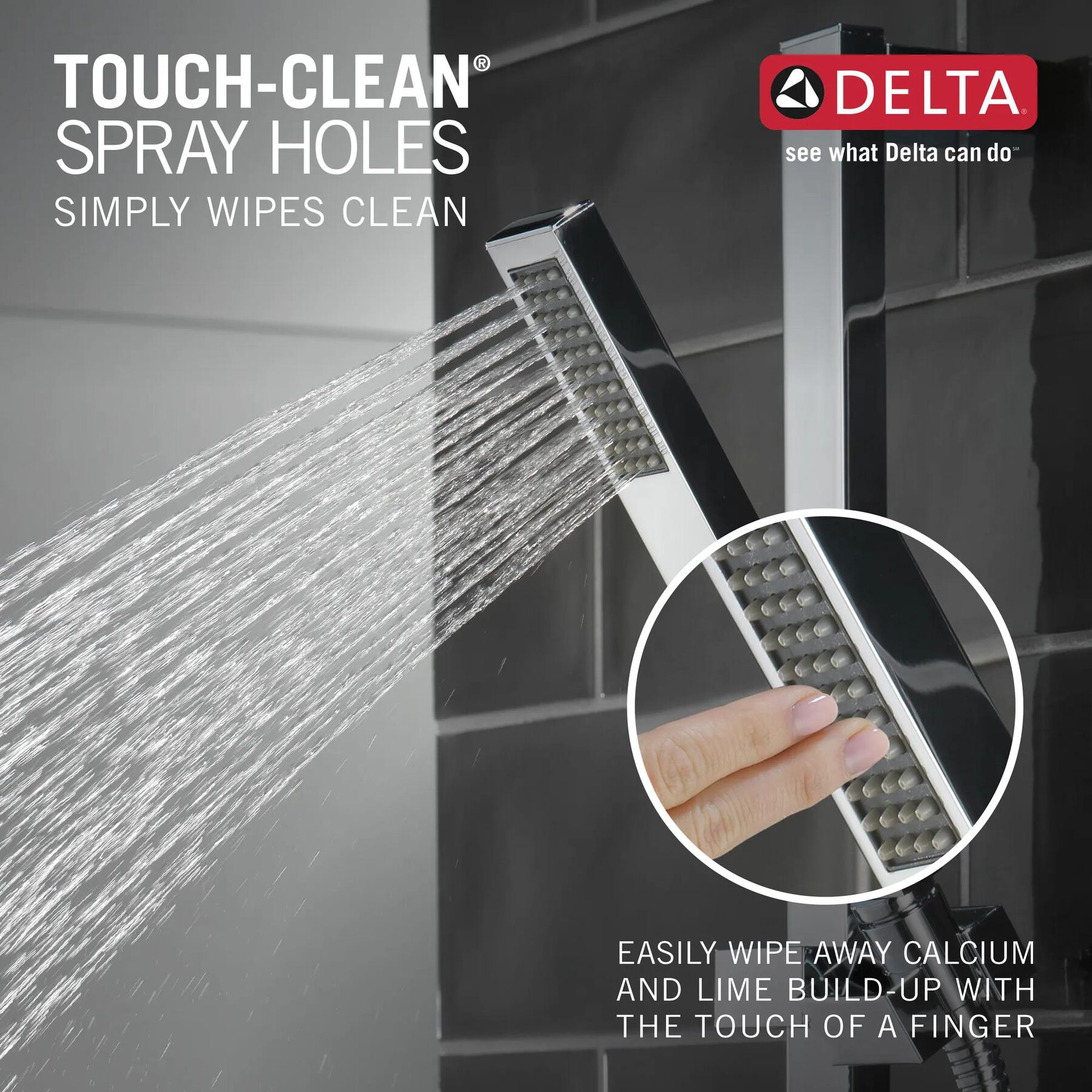 Premium Single-Setting Slide Bar Hand Shower