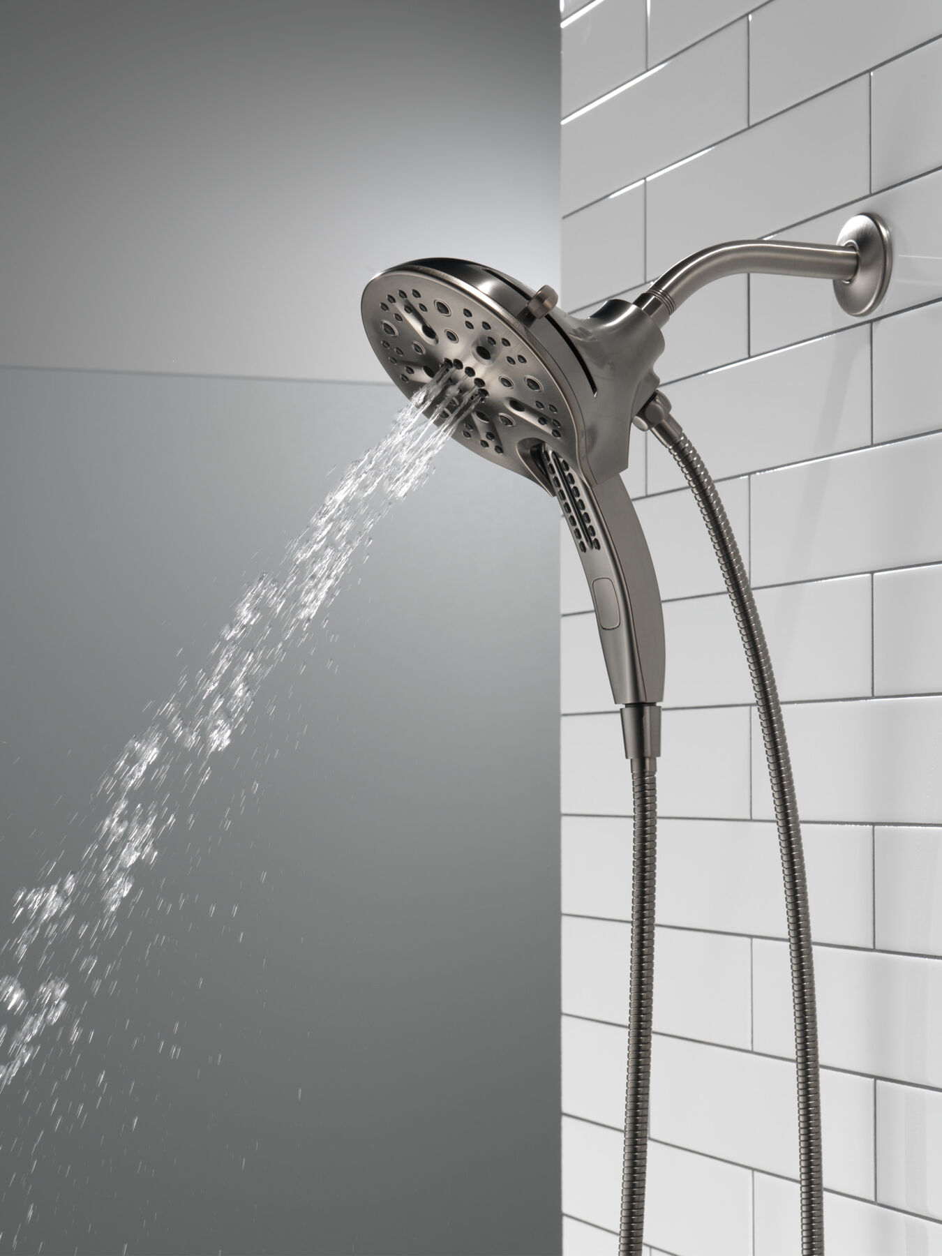 In2ition&reg; H<sub>2</sub>Okinetic&reg; 5-Setting Two-in-One Shower