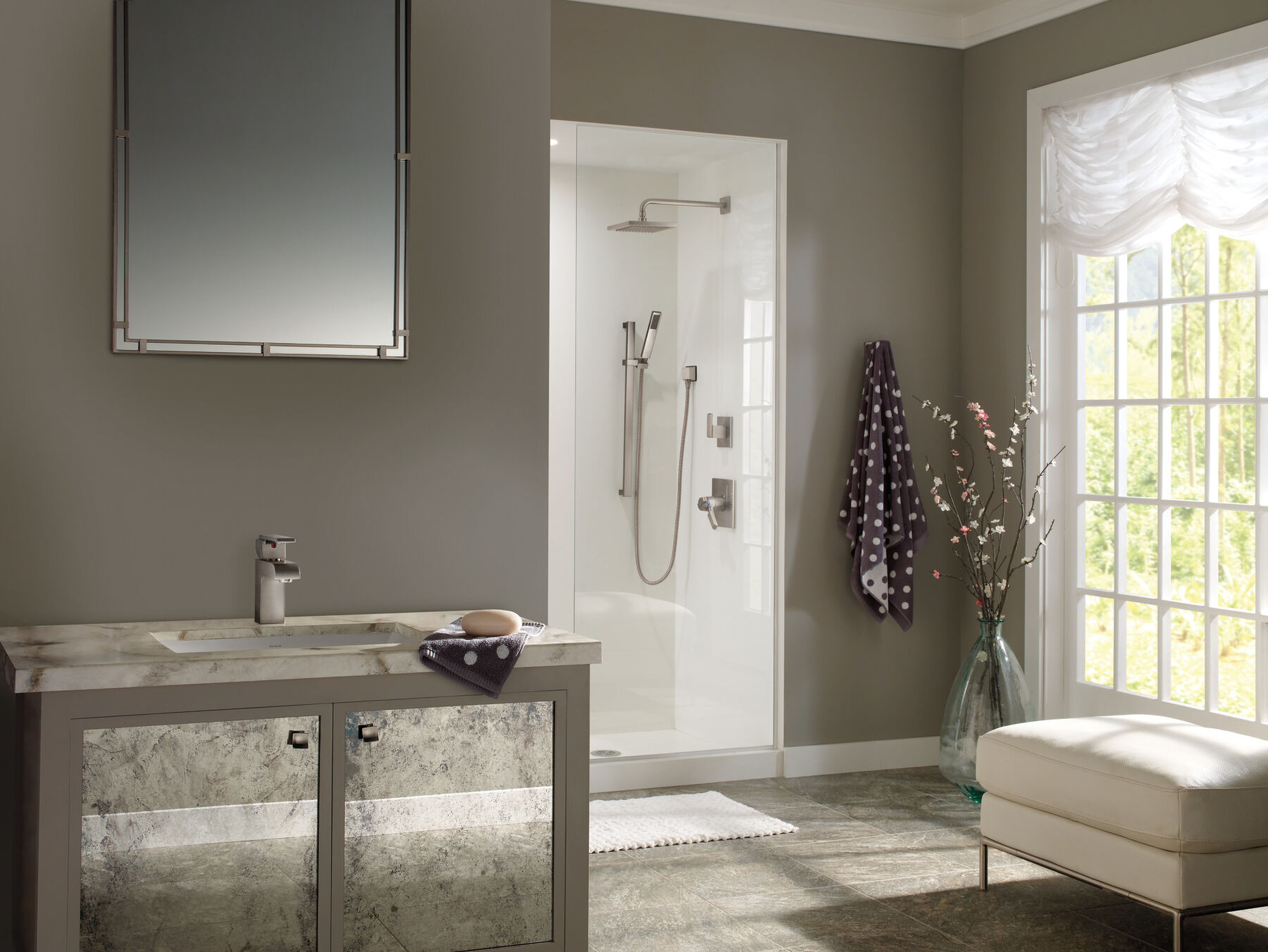 Premium Single-Setting Slide Bar Hand Shower
