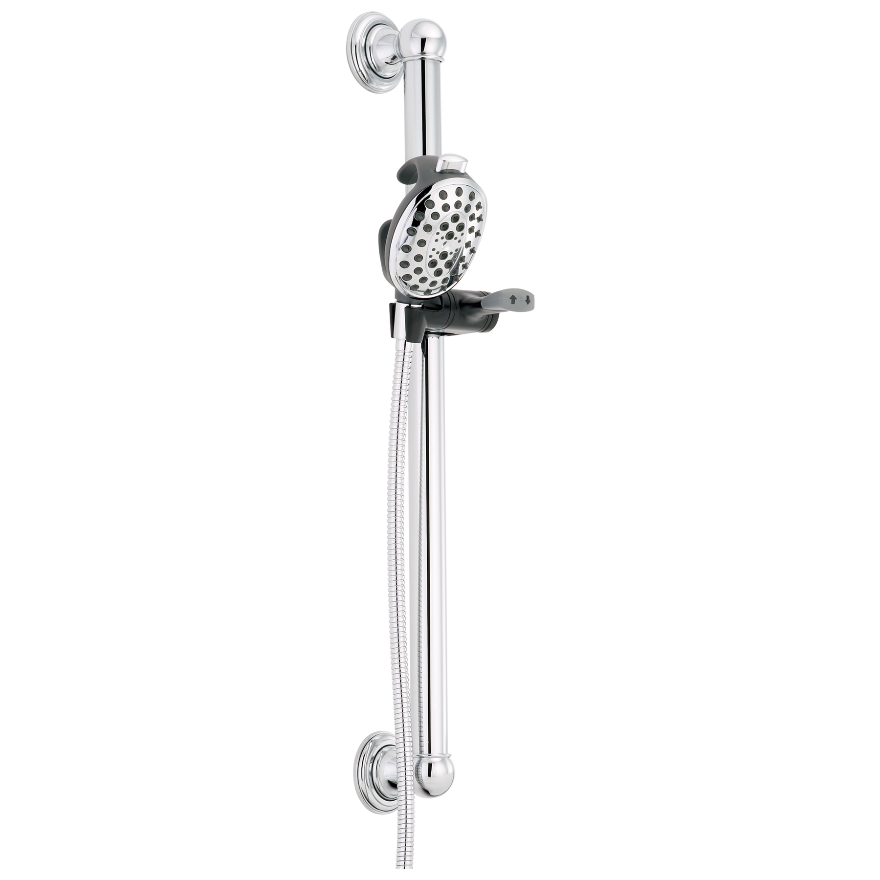 Palm&reg; 4-Setting Slide Bar / Grab Bar Hand Shower