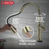 Touch<sub>2</sub>O&reg; Technology Kitchen Faucet with Touchless Technology