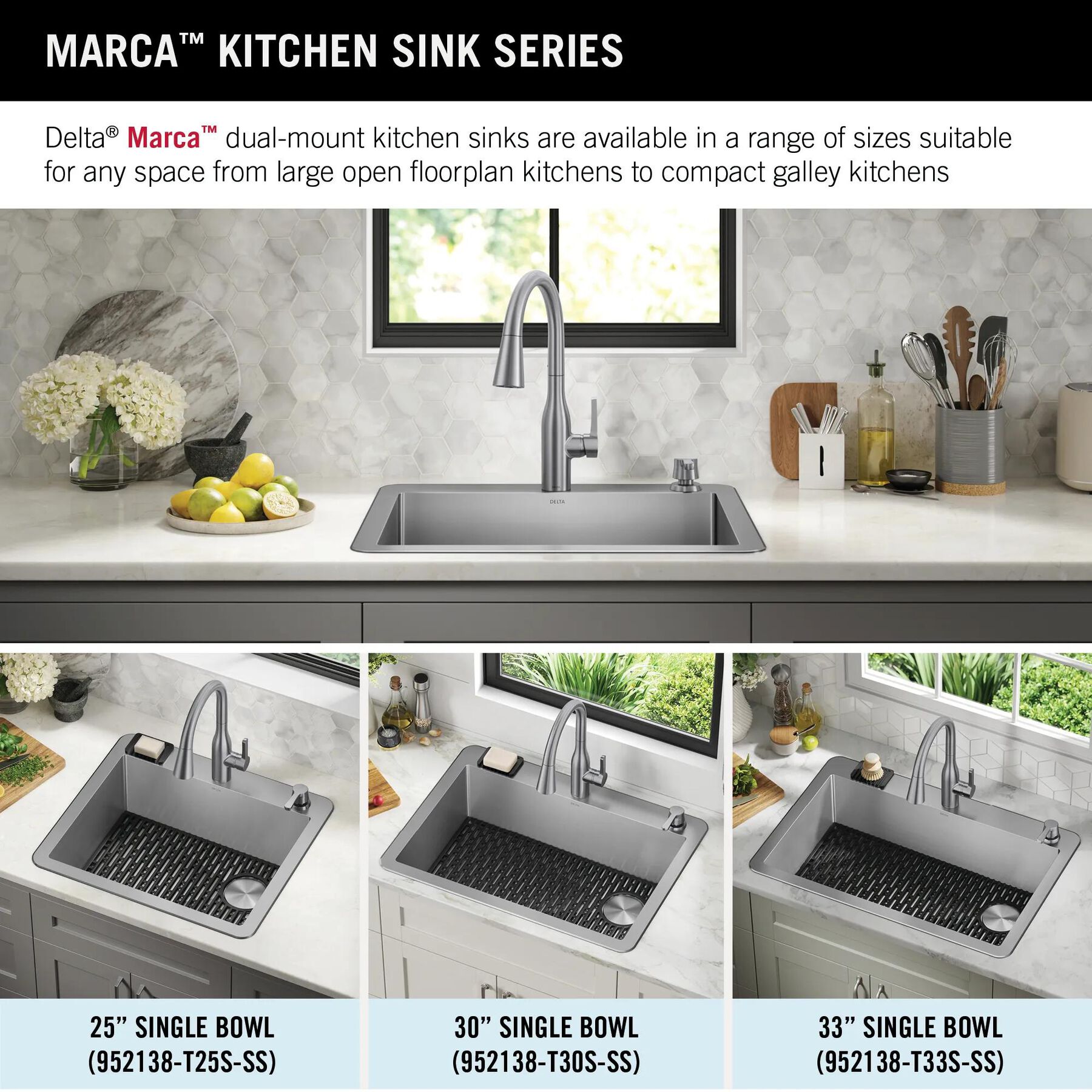 25&rdquo; Drop-In Undermount Stainless Steel Single Bowl Kitchen Sink with Accessories