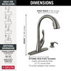 Single Handle Pull-Down Kitchen Faucet with Soap Dispenser and ShieldSpray&reg; Technology