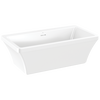 67'' x 36'' Freestanding Tub with Integrated Waste and  Overflow