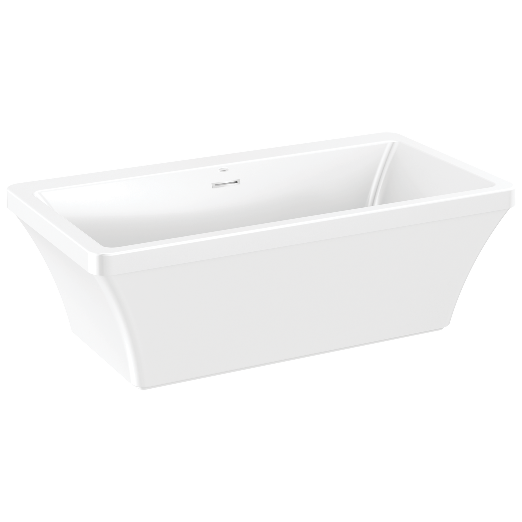 67'' x 36'' Freestanding Tub with Integrated Waste and  Overflow