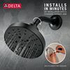 H2Okinetic&reg; 5-Setting Contemporary Raincan Shower Head