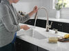 Single Handle Pull-Down Kitchen Faucet with Soap Dispenser and Touch<sub>2</sub>O&reg;  Technology