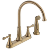 Two Handle Kitchen Faucet with Spray