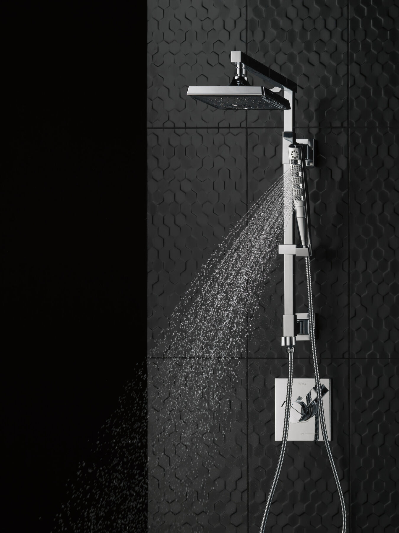 Shower Column 18" Angular