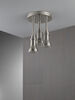 H2Okinetic&reg; Pendant Raincan Shower Head with LED Light