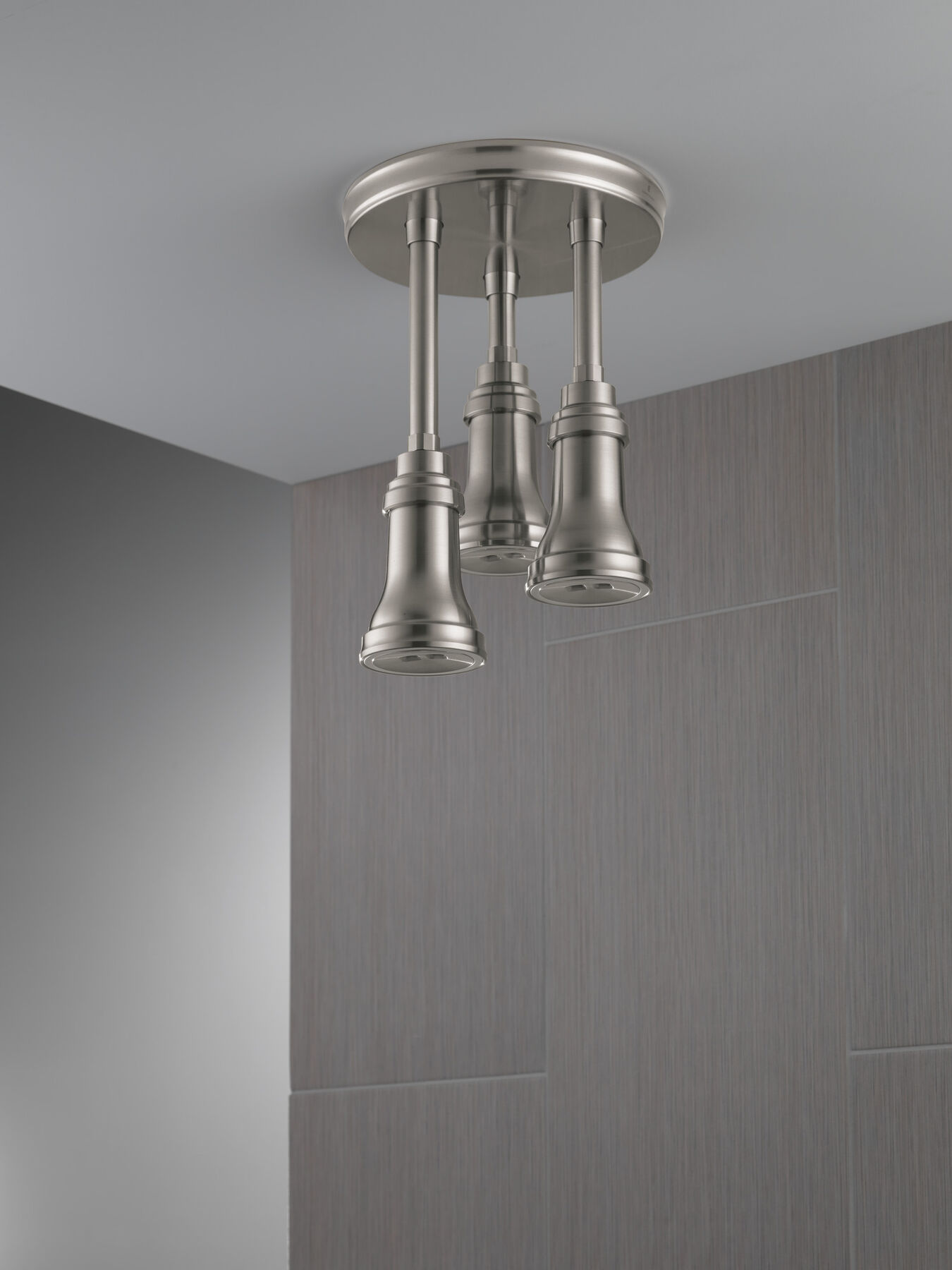 H2Okinetic&reg; Pendant Raincan Shower Head with LED Light