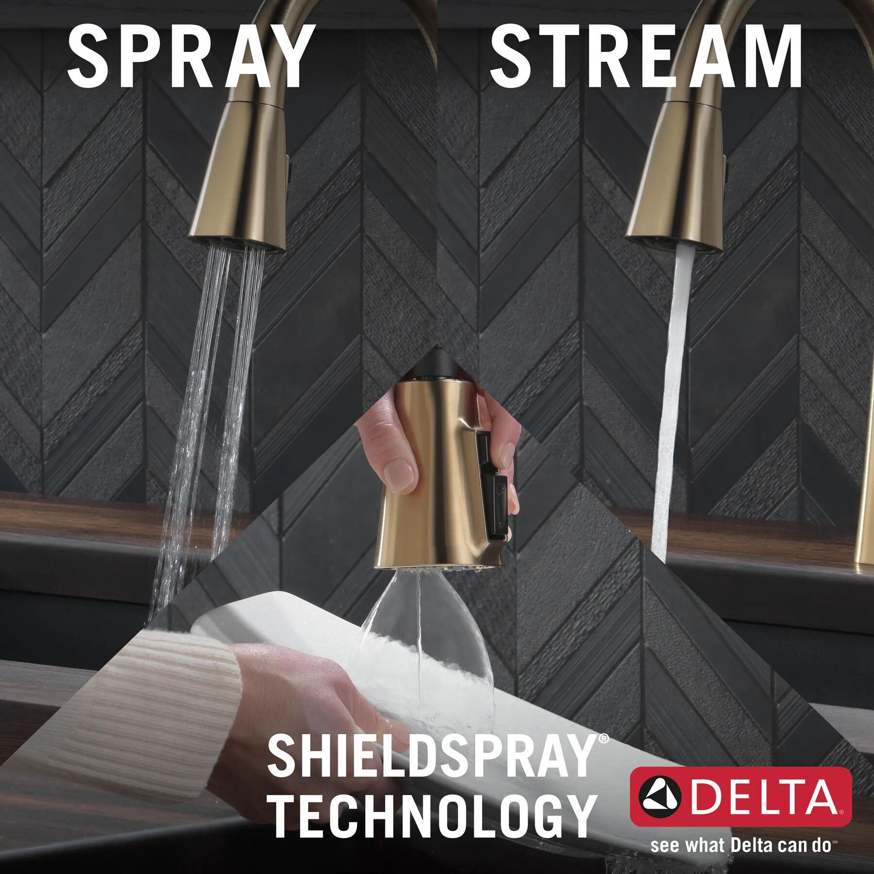 Single-Handle Pull-Down Kitchen Faucet