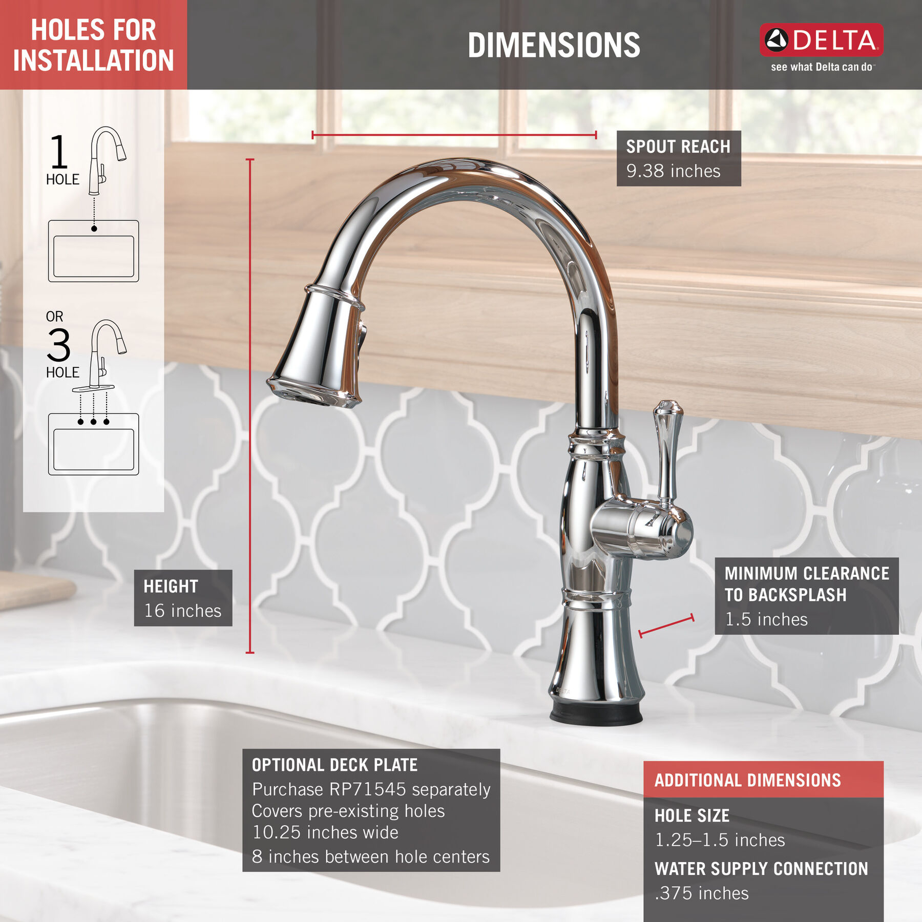 Single Handle Pull-Down Kitchen Faucet with Touch2O&reg; and ShieldSpray&reg; Technologies