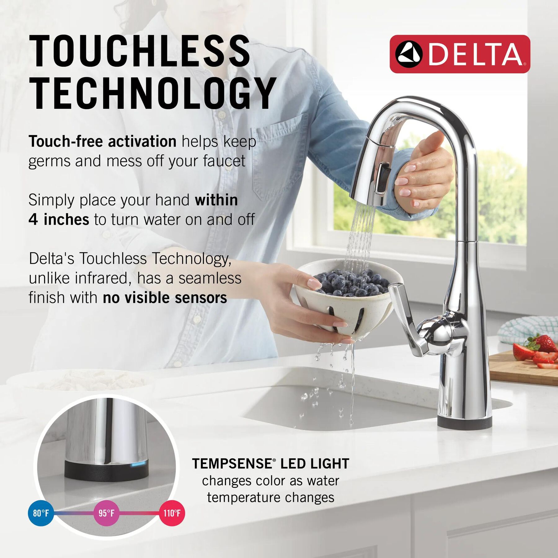 Touch2O&reg; Bar / Prep Faucet with Touchless Technology