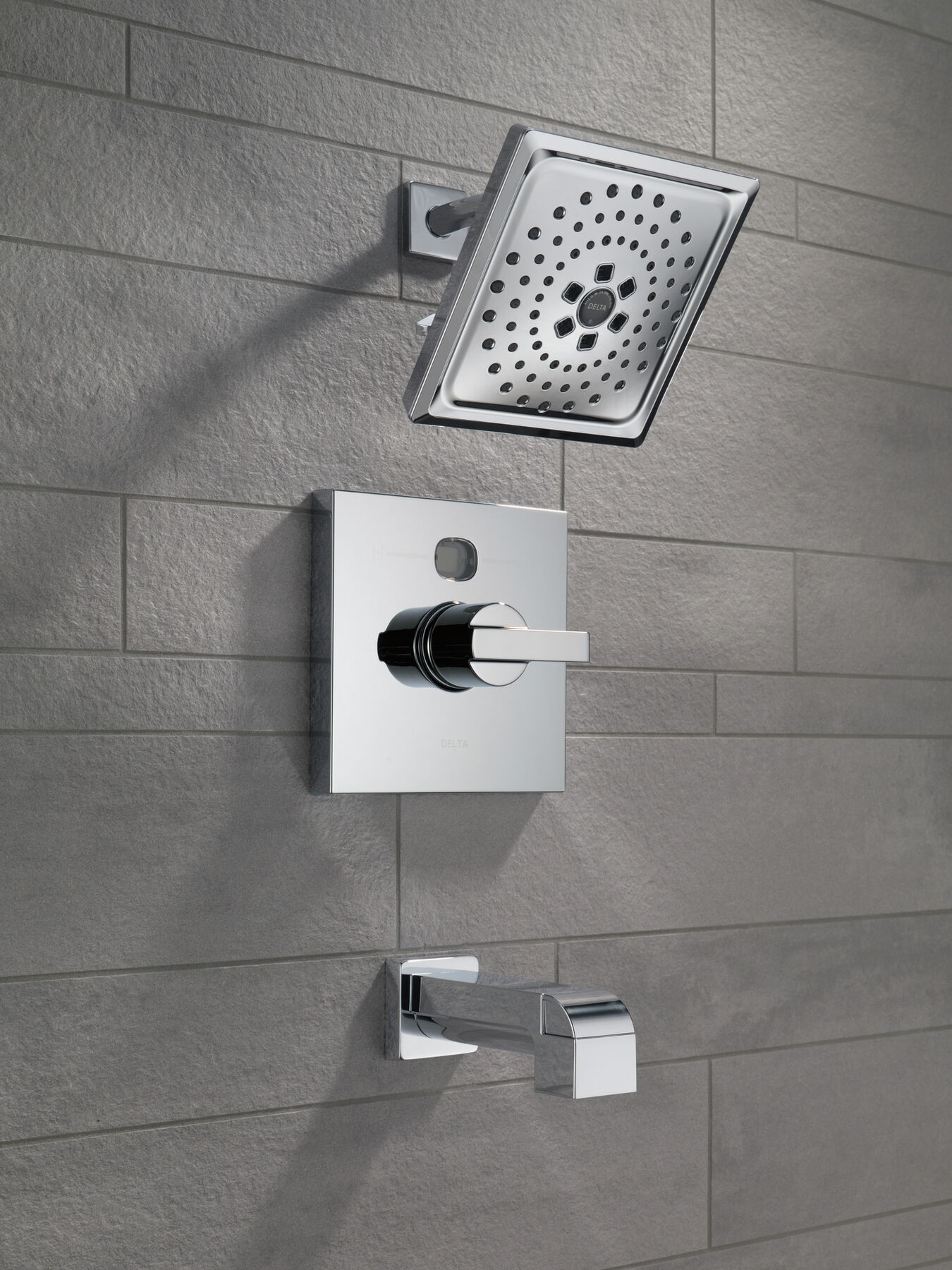 Angular Modern Temp2O&reg; 14 Series Tub & Shower Trim
