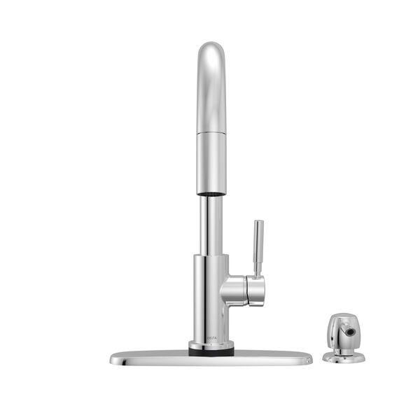 Single Handle Pull-Down Touch<sub>2</sub>O&reg; Technology Kitchen Faucet with Touchless Technology