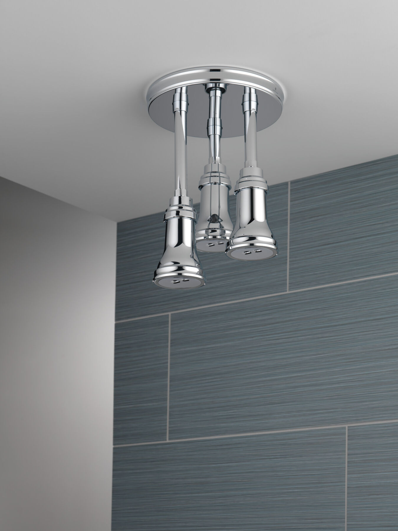 H2Okinetic&reg; Pendant Raincan Shower Head with LED Light