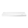 60 x 32" Curved Alcove Shower Base with Right Drain