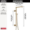 Shower Column 26" Angular