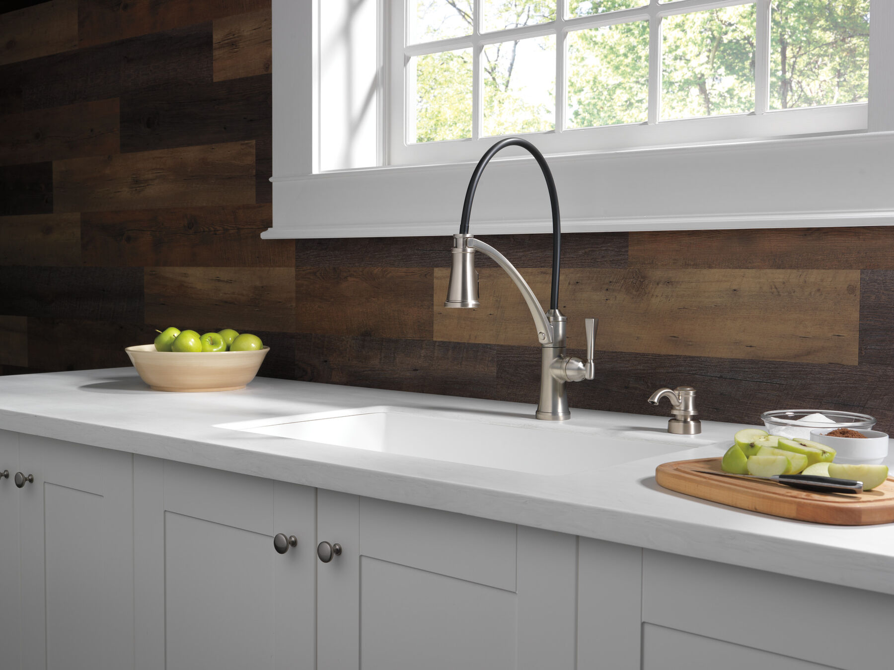 Single Handle Pull-Down Kitchen Faucet with ShieldSpray&reg; Technology
