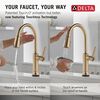 Touch<sub>2</sub>O&reg; Technology Kitchen Faucet with Touchless Technology