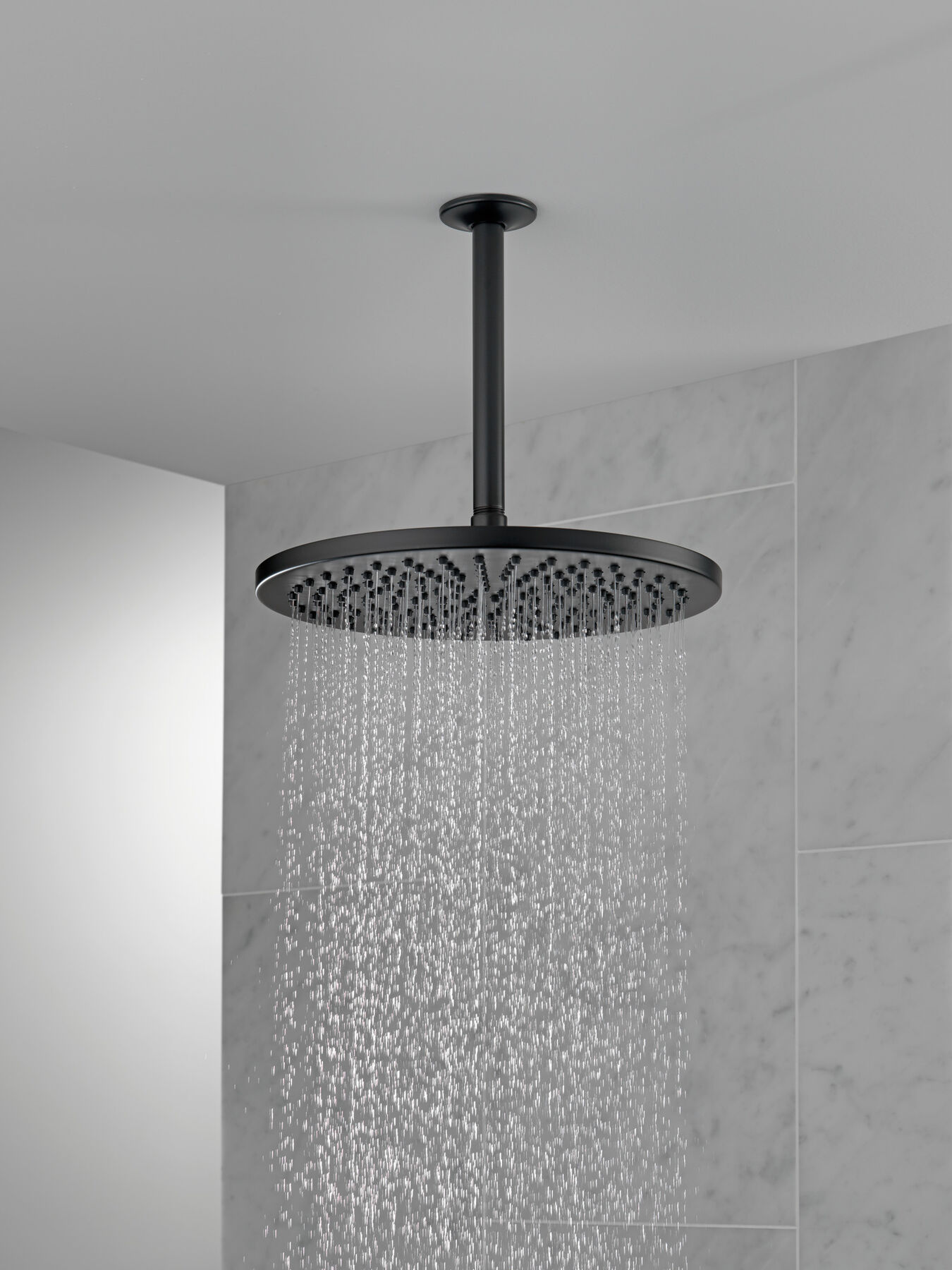 Single-Setting Metal Raincan Shower Head