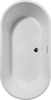 60 in. x 30 in. Freestanding Tub with Center Drain