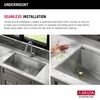 32&rdquo; Workstation Kitchen Sink Undermount&nbsp;16 Gauge&nbsp;Stainless Steel Single Bowl with&nbsp;WorkFlow&trade; Ledge and Accessories