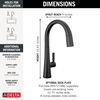 Touch<sub>2</sub>O&reg; Technology Kitchen Faucet with Touchless Technology