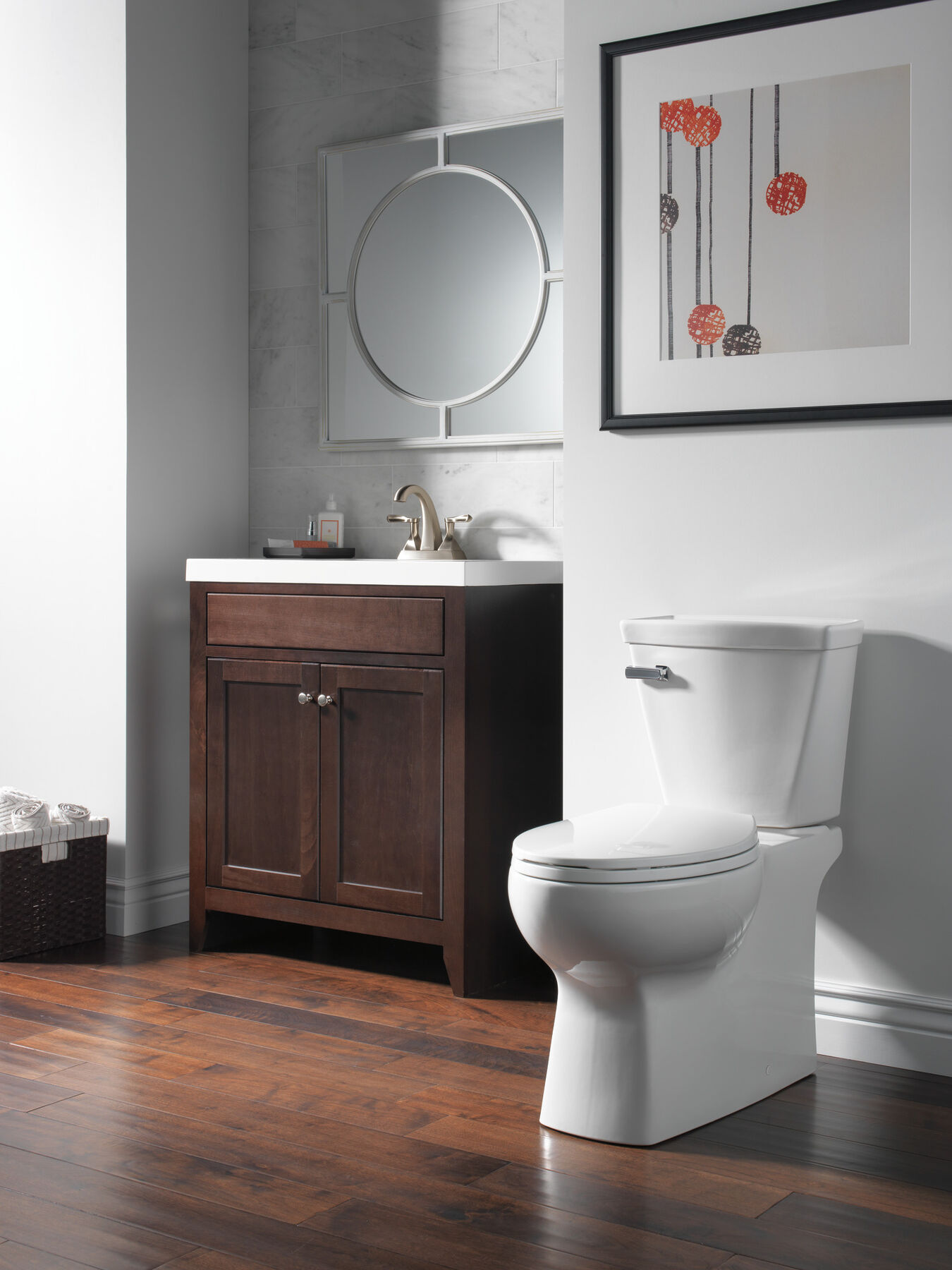 Two Handle Centerset Bathroom Faucet