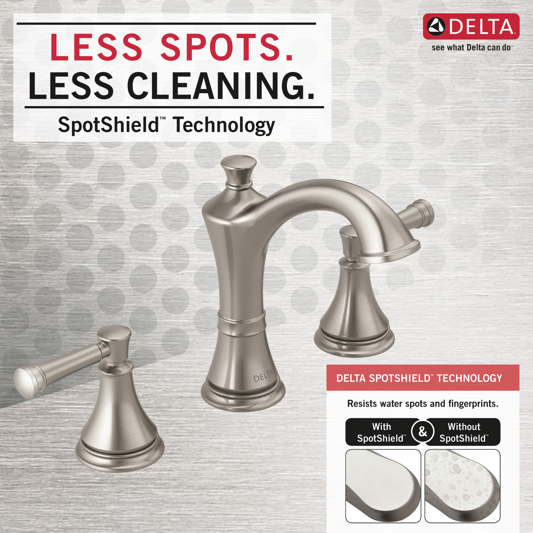 Two Handle Widespread Bathroom Faucet