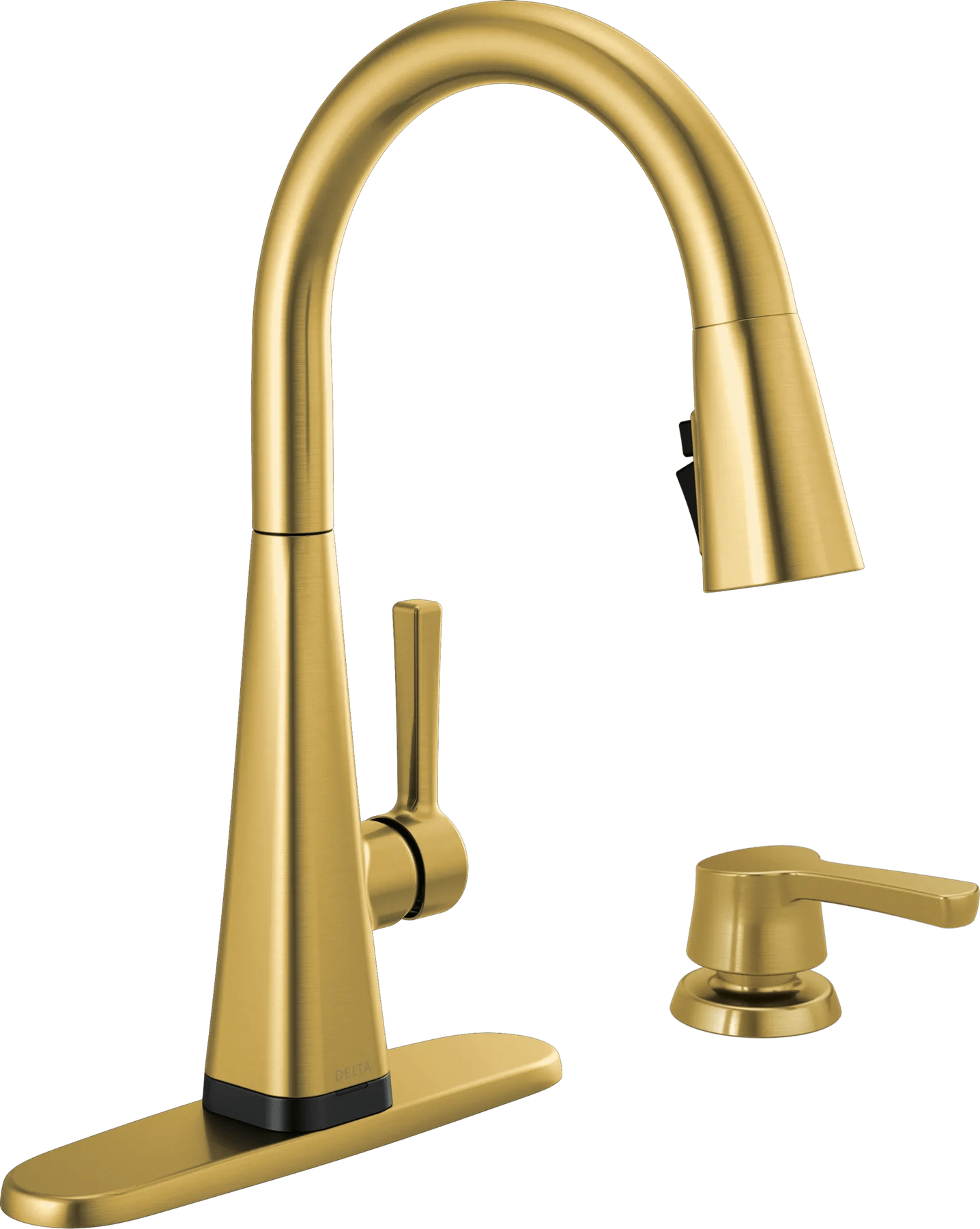 Touch2O Pull-Down Kitchen Faucet with Soap Dispenser Bundle