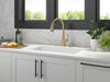 Single Handle Pull-Down Kitchen Faucet with ShieldSpray Technology